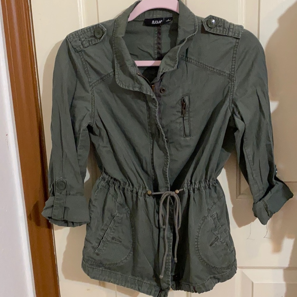 Women’s Army Green Cargo Jacket